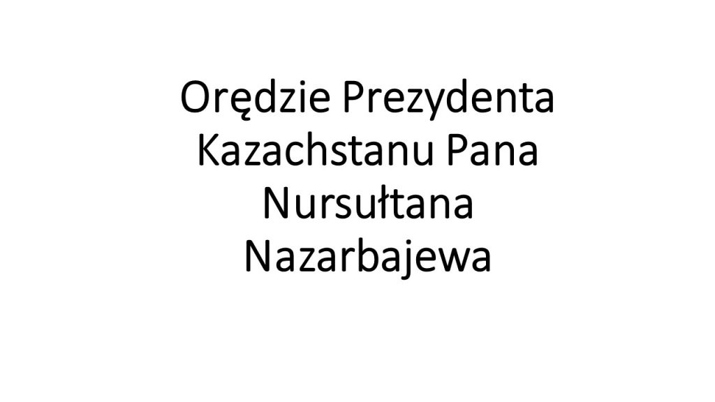 orędzie